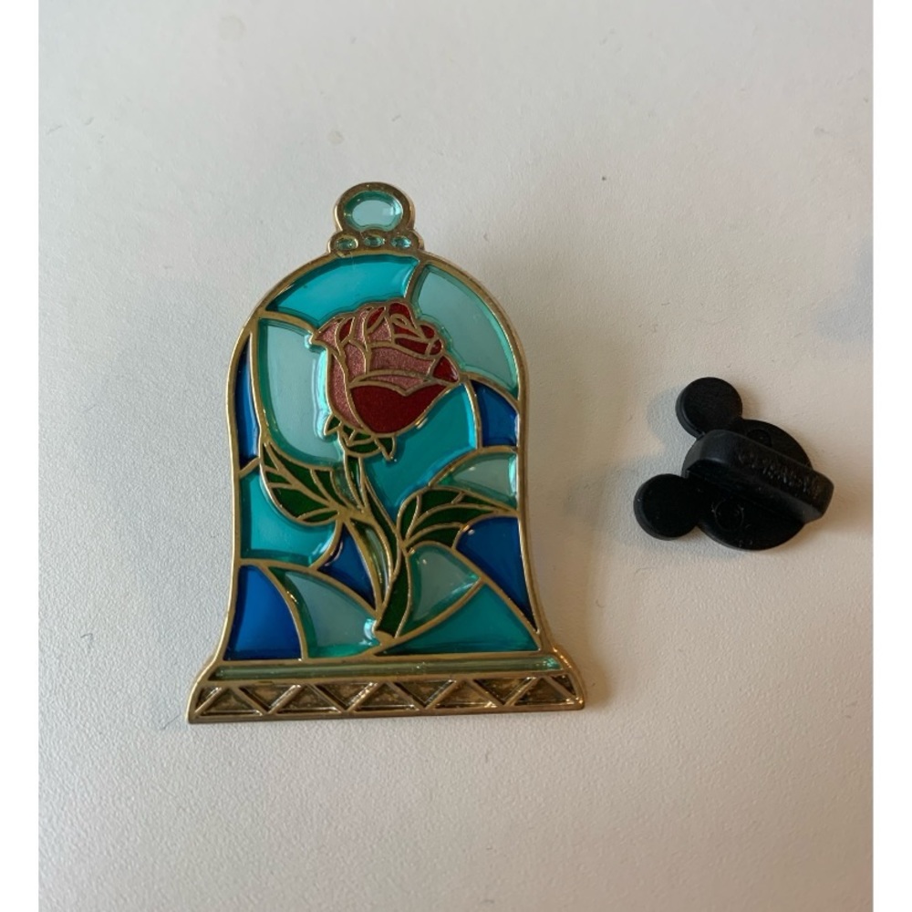 Disney Beauty and the Beast Rose Pin 🥀